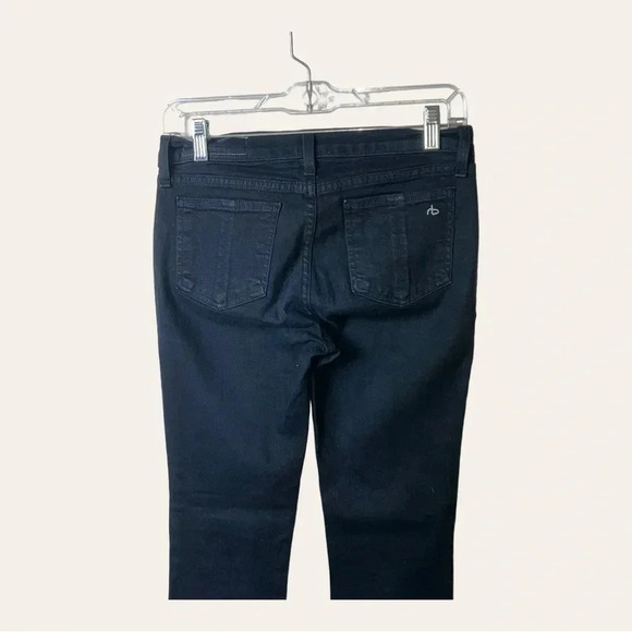 WOMEN’S RAG & BONE CAPRRI BLACK DENIM JEANS SIZE 26 - Picture 9 of 11